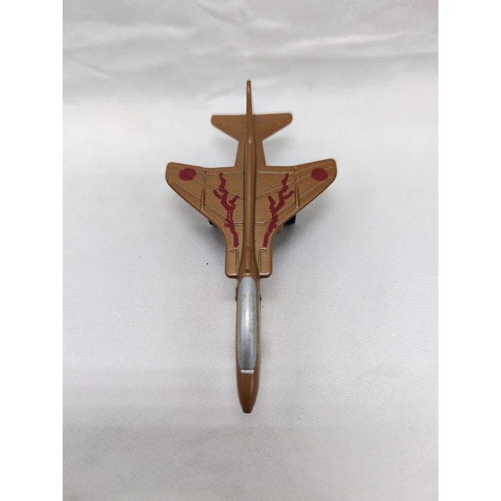Vintage Green Military Fighter Jet Toy 3